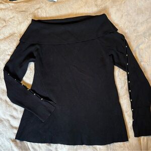 White House Black Market Ribbed Knit Sweater
